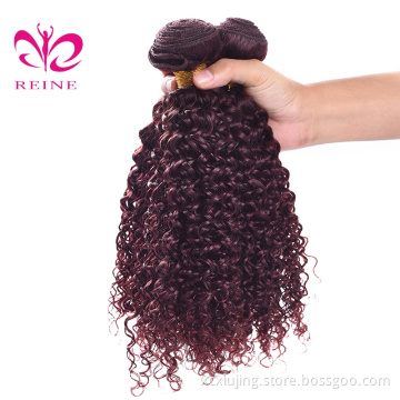 Wholesale malaysian color 99j hair weave dark red braiding hair cheap straight 100% malaysian human hair extension